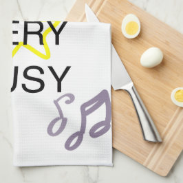 Unique Designs Iam Very Busy Geschirrtuch