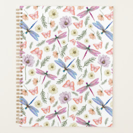 Unique Dragonflies & Butterflies Planner Journal Planer