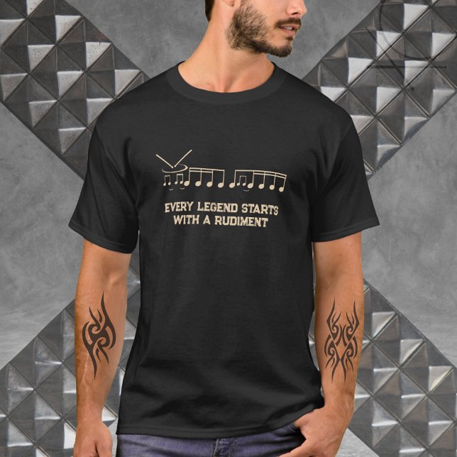 Unique Drummer Rudiment Musician T - Shirt (Unique Drummer Rudiment Musician T-Shirt)