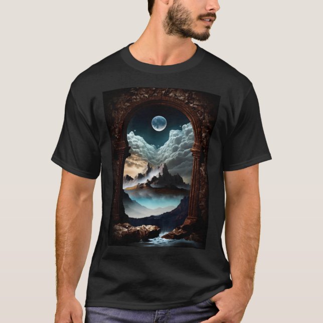 Unique Enchanting Fantasy Dreamscape Ethereal Orig T-Shirt (Vorderseite)