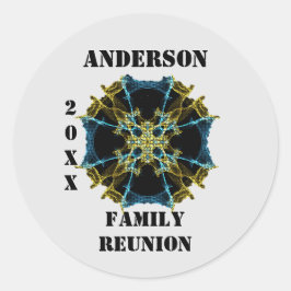 Unique Family Runion Celestial Umschlag Aufkleber