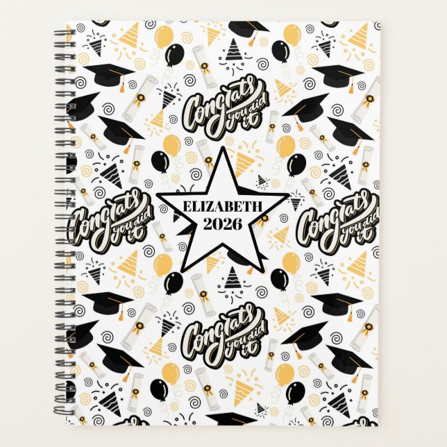 Unique Graduation Planner Journal Planer (Vorderseite)