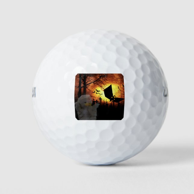 Unique Halloween Design Golfball (Vorderseite)