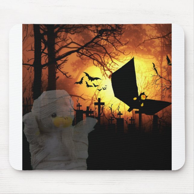 Unique Halloween Design Mousepad (Vorne)