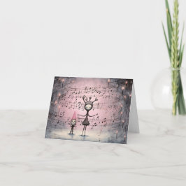 Unique Hand Drawn Christmas Cards Feiertagskarte