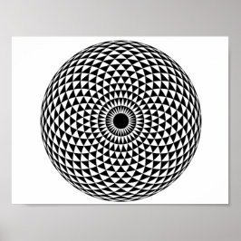 Unique Hypnotic Wall Poster