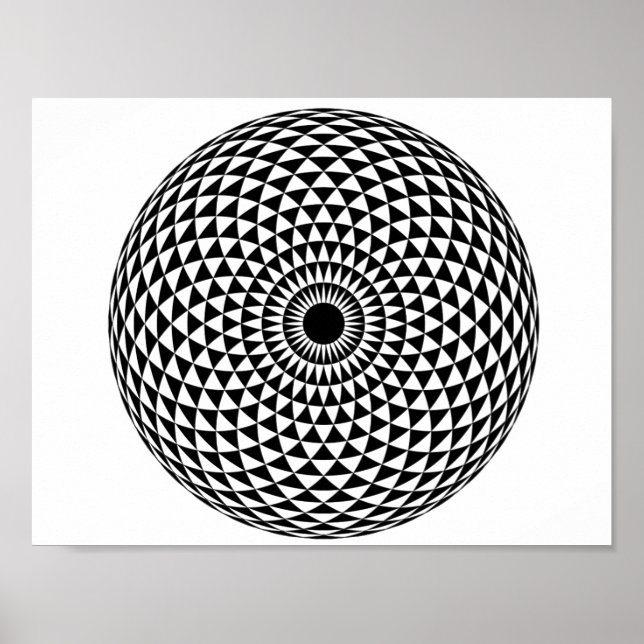 Unique Hypnotic Wall Poster (Vorne)