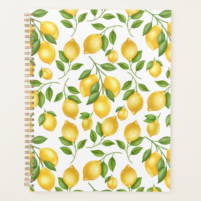 Unique Lemons Planner Journal Planer (Vorderseite)