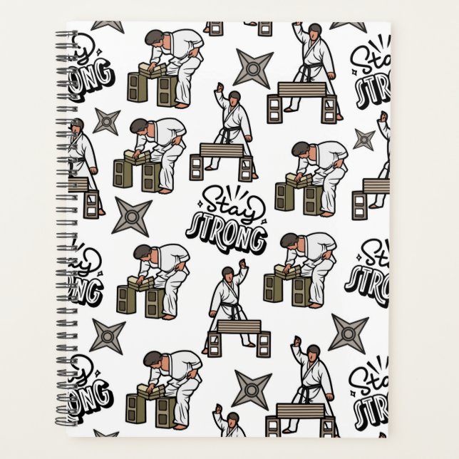 Unique Martial Arts Planner Journal Planer (Vorderseite)