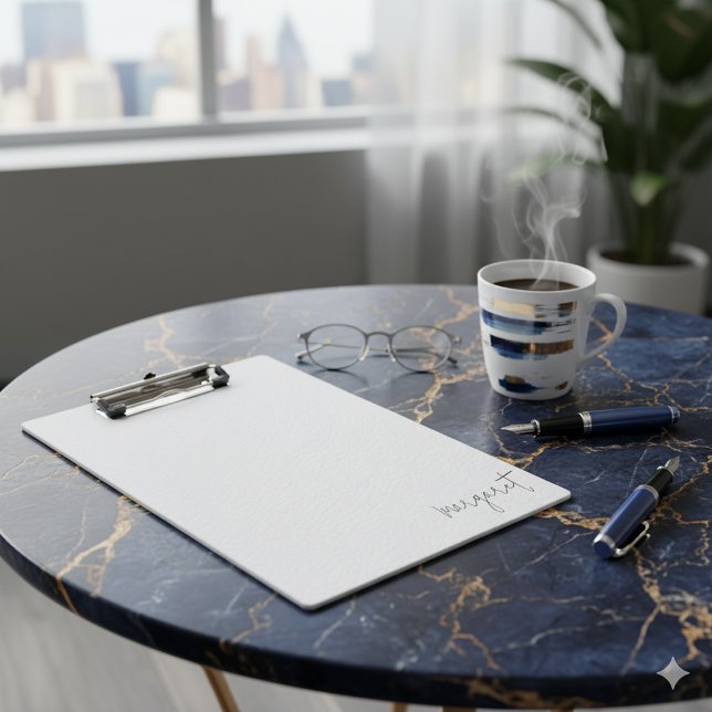 Unique Name Design Clipboard for Office or Home Klemmbrett (Von Creator hochgeladen)