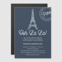 Unique Navy & Gold Eiffel Tower Paris Quinceañera