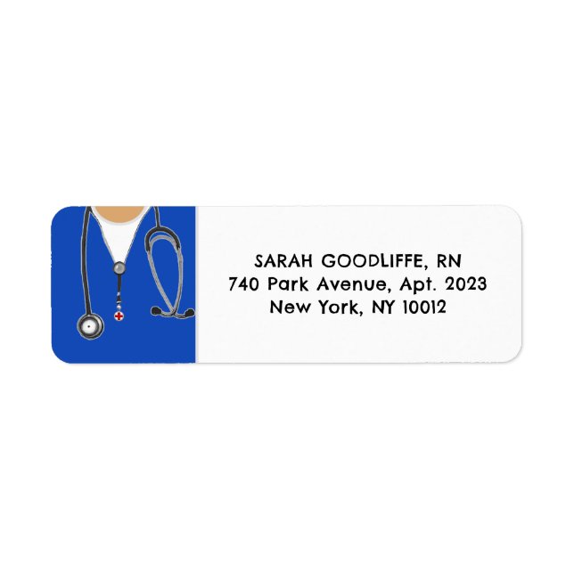 Unique Nurse Label (Vorne)
