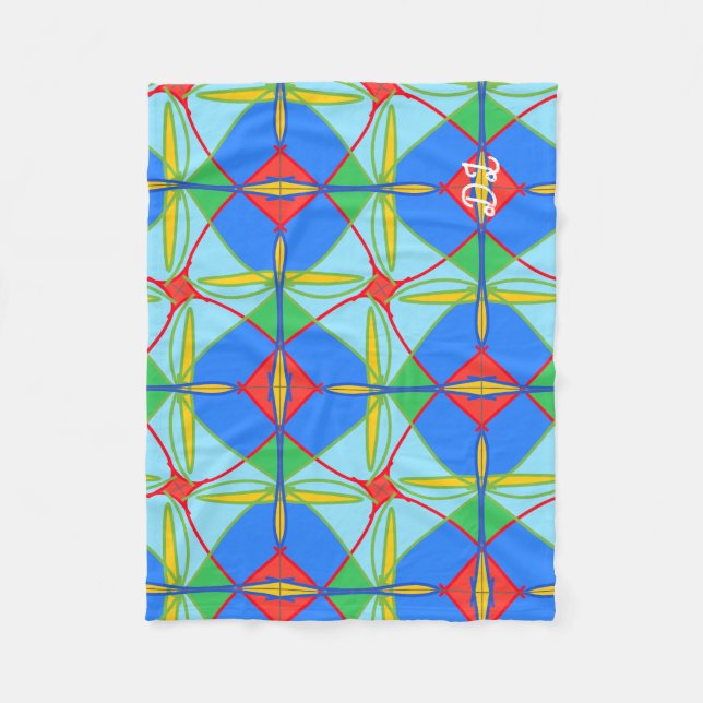 Unique Pattern Abstract  Fleece Blanket (Vorderseite)