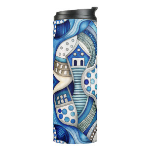 Unique Pattern Design Thermosbecher