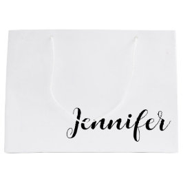 Unique Printed Large Gift Bag with Custom Name Große Geschenktüte