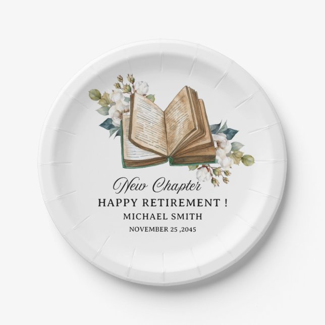Unique Retirement Paper Plate Pappteller (Vorderseite)