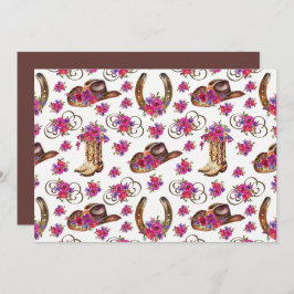 Unique Rustic Wedding Note Card Mitteilungskarte