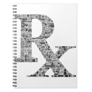 Unique Rx Pharmacy Apothecary Notizblock
