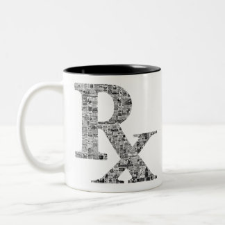Unique Rx Pharmacy Apothecary Zweifarbige Tasse