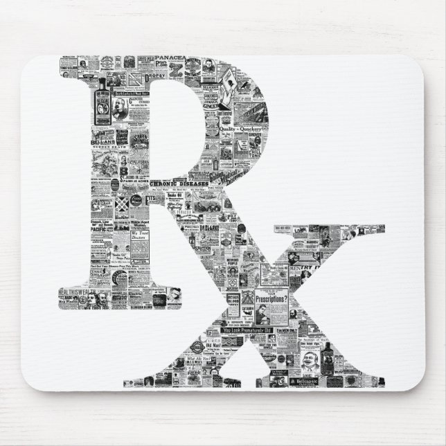 Unique Rx Pharmacy Apothekary Mousepad (Vorne)