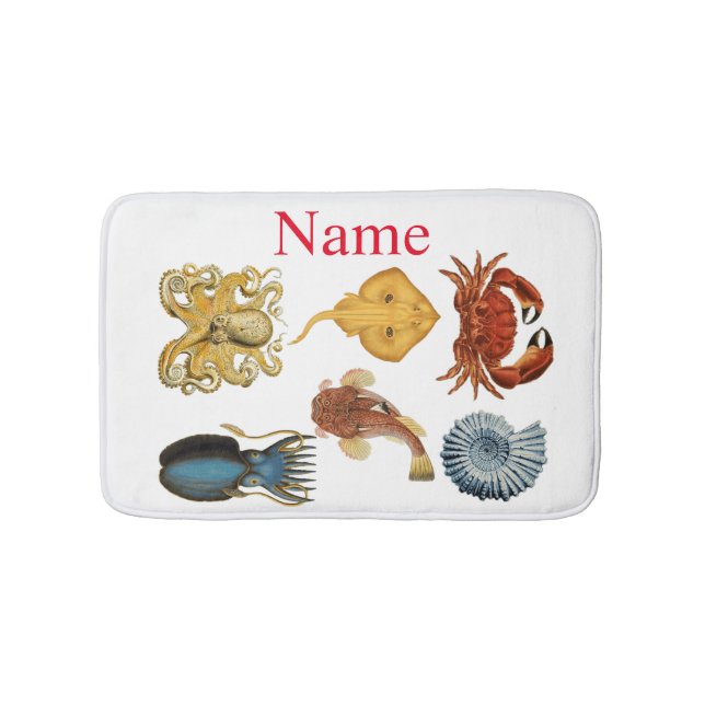 Unique Sea Beings Assortiment Thunder_Cove Badematte (Vorderseite)