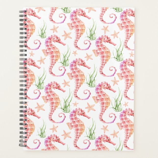 Unique Seahorses Planner Journal Planer (Vorderseite)