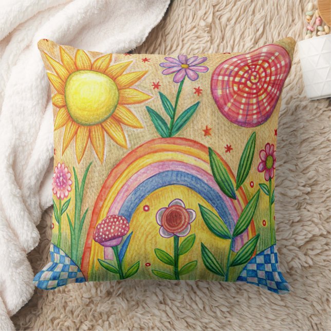 Unique summer beach Design cushion Kissen (Decke)