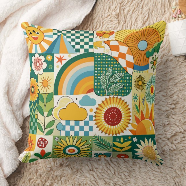 Unique summer beach Design cushion Kissen (Decke)