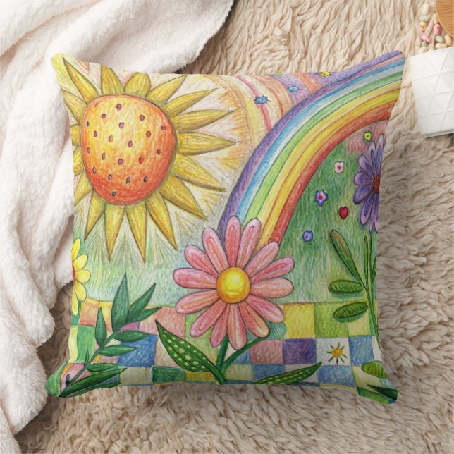 Unique summer beach Design cushion Kissen (Decke)
