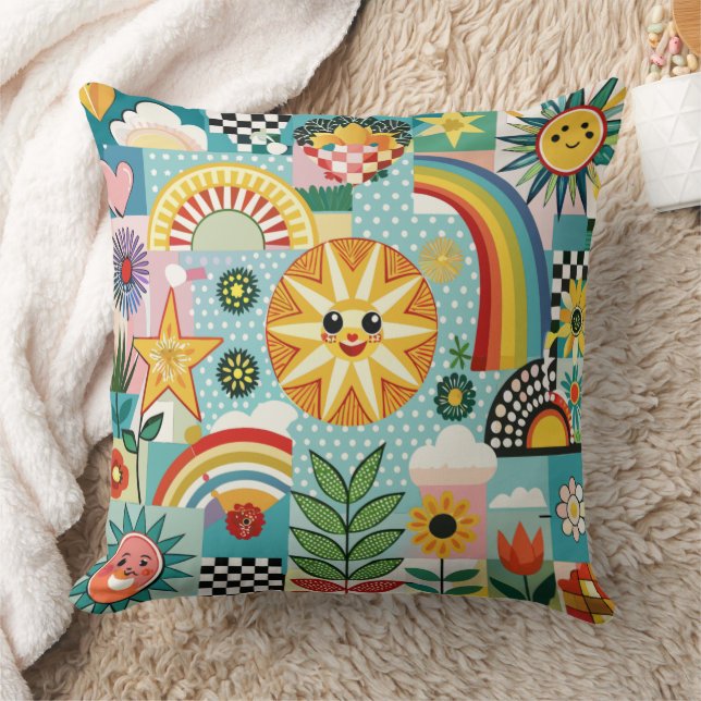 Unique summer beach Design cushion Kissen (Decke)