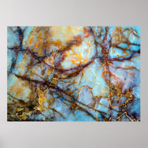 unique texture of natural stone - marble, onyx, gr poster