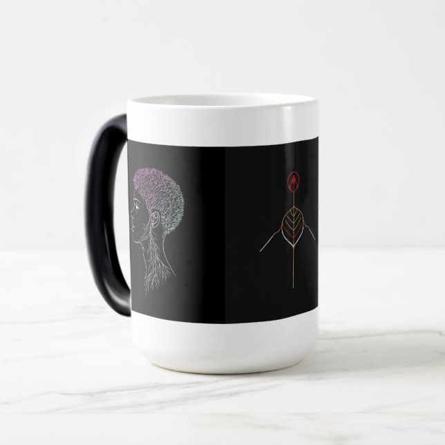 Unique Thoughtful Gift Mug Verwandlungstasse (Vorderseite Links)