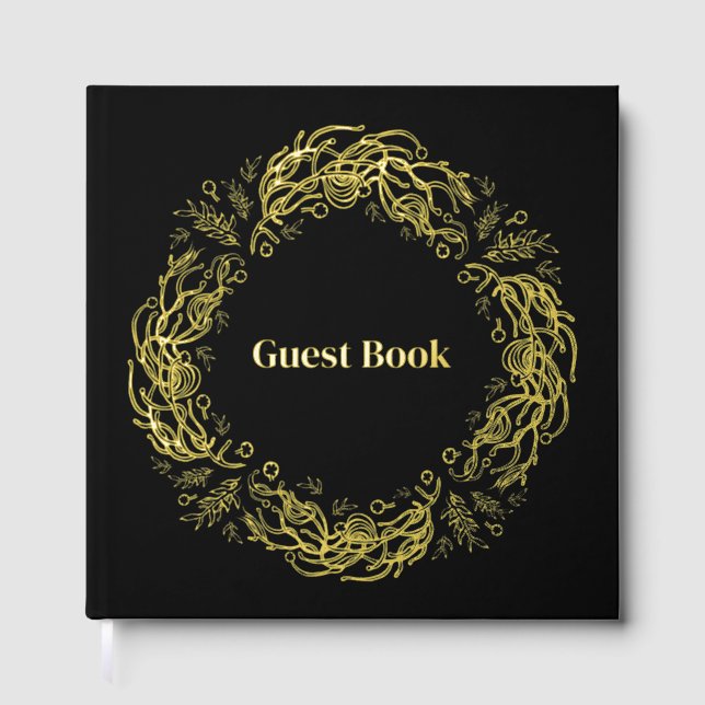 Unique Vintage Botanical. Gästebuch (Vorderseite)