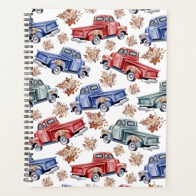 Unique Vintage Trucks Planner Journal Planer (Vorderseite)