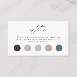 Unique Wedding Guest Dress Code Begleitkarte