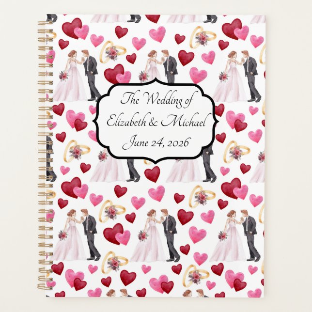 Unique Wedding Planner for the Bride & Groom  Planer (Vorderseite)