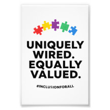 Uniquely Wired Equally Valued Awareness Art
