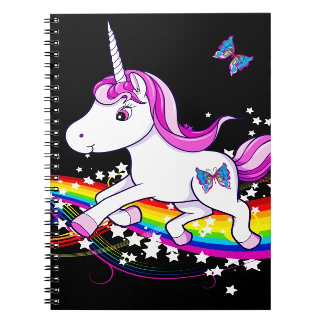 UniRainbow Einhorn Notizblock (Vorderseite)