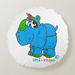 UniRhino Pillow Rundes Kissen