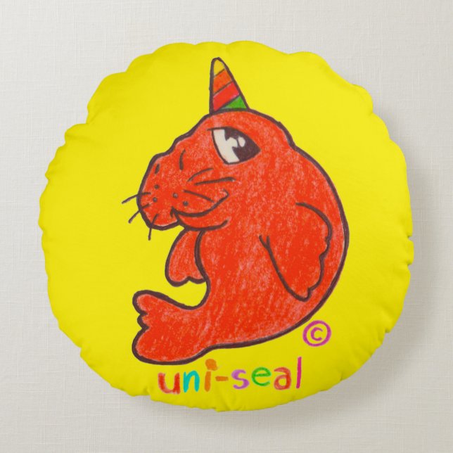 UniSeal-Kissen Rundes Kissen (Vorderseite)