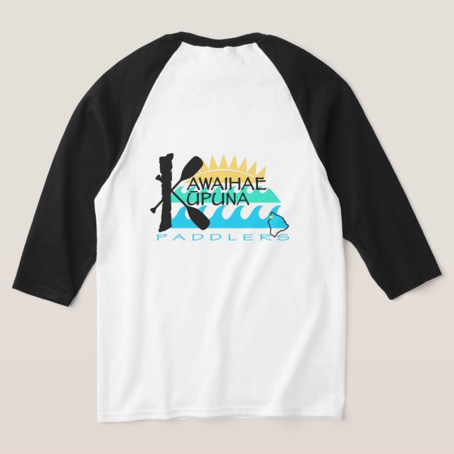 Unisex 3/4 T - Shirt am Vorabend (AblageHinten)
