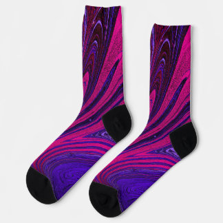Unisex-Abstraktes-Malerei-Crew-Socke Socken