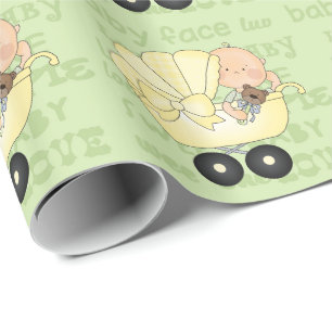 Unisex Baby Shower Packpapier
