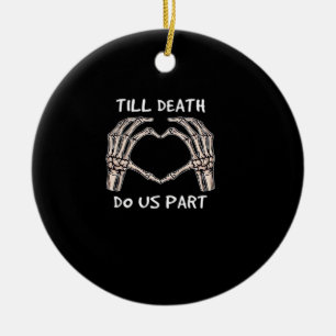 Unisex Bis Dass Der Tod Uns Scheidet, Braut Wird, Keramik Ornament