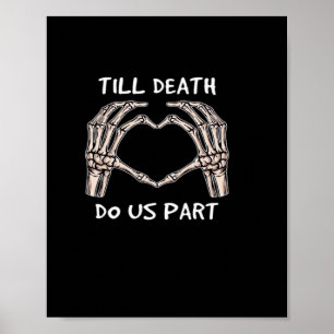 Unisex Bis Dass Der Tod Uns Scheidet, Braut Wird, Poster