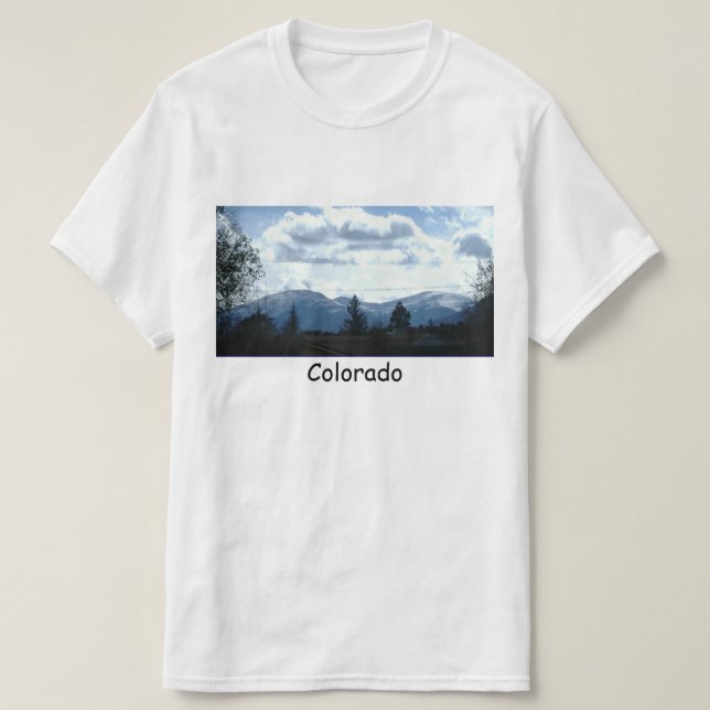 Unisex Blue Mountains im T - Shirt Colorado (Design vorne)