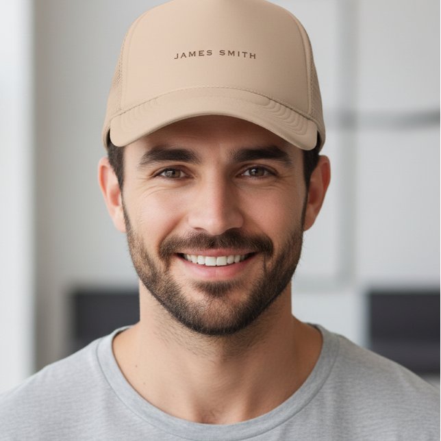  Unisex Cap Customizable with Name or Phrase Truckerkappe (Von Creator hochgeladen)