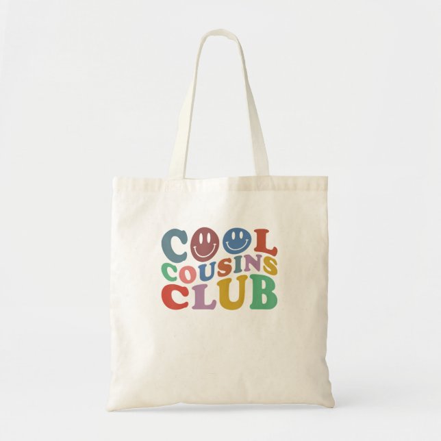Unisex Cool Cousins Club Funny Cousin Crew Tragetasche (Vorne)