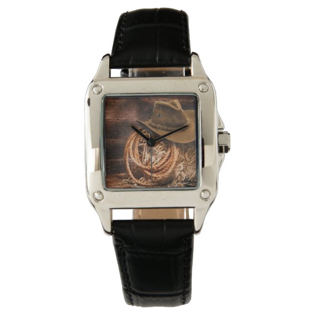 Unisex Cowboy Armbanduhr (Vorderseite)