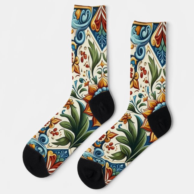 Unisex Crew Socken (Linkes Detail)